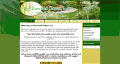 Desktop Screenshot of emeraldgreeninc.com